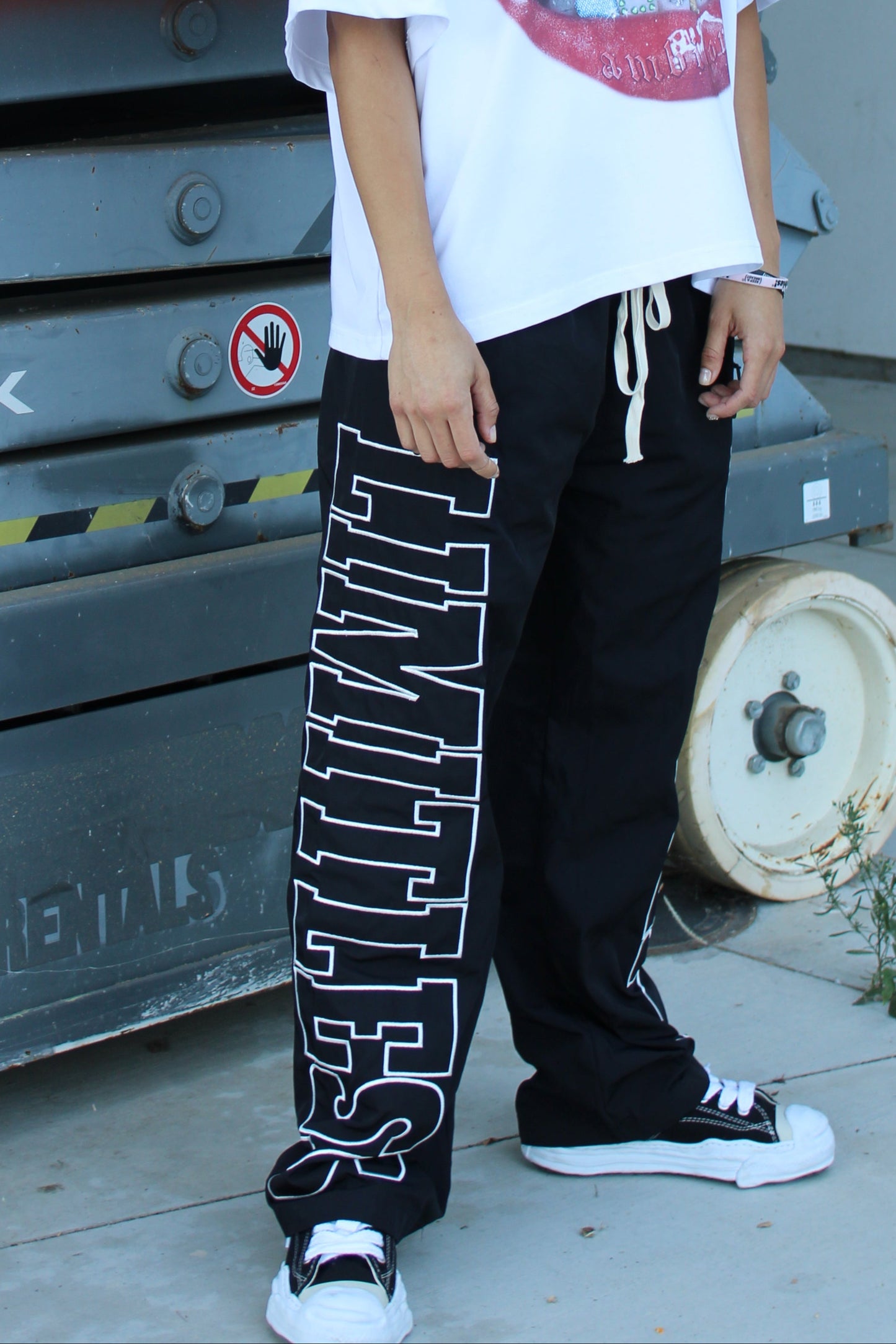 "LA" Nylon Track Pants