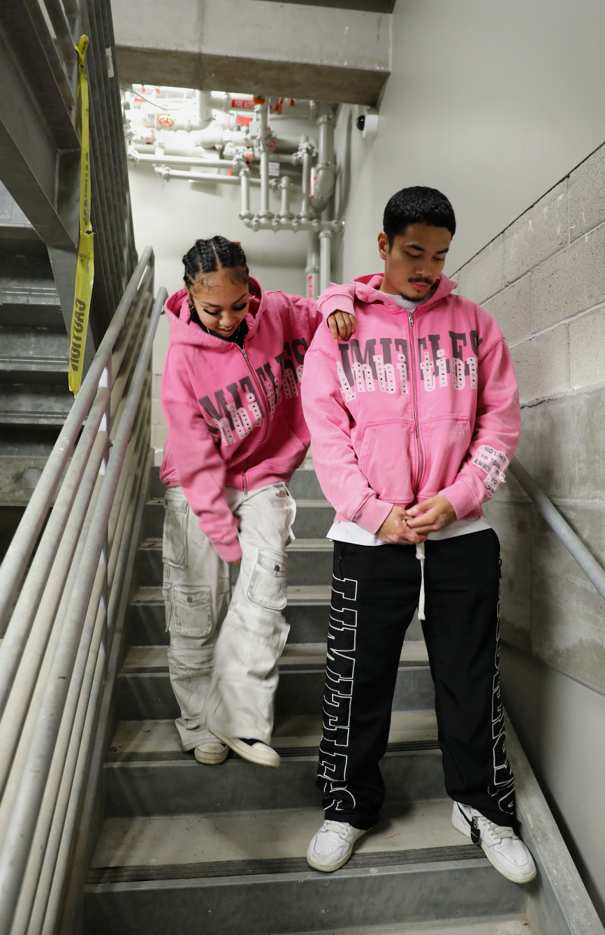 "BUBBLEGUM STONE" Zip Up