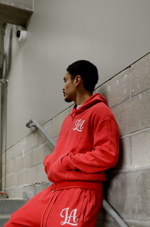 "ROSE LOUNGE" Zip Up