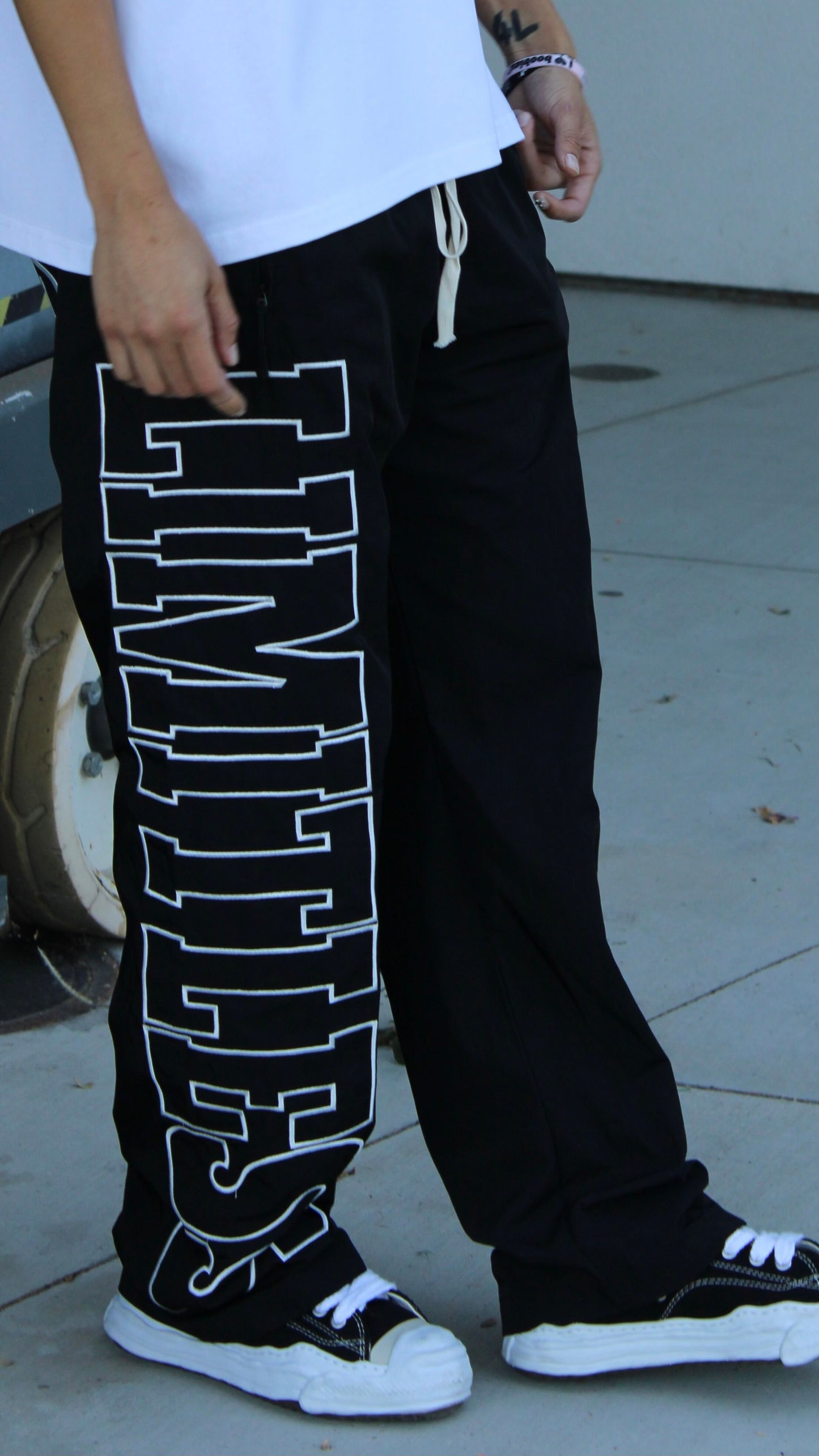 "LA" Nylon Track Pants