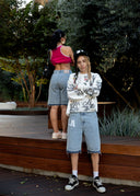 "LA RHINESTONE" Jorts