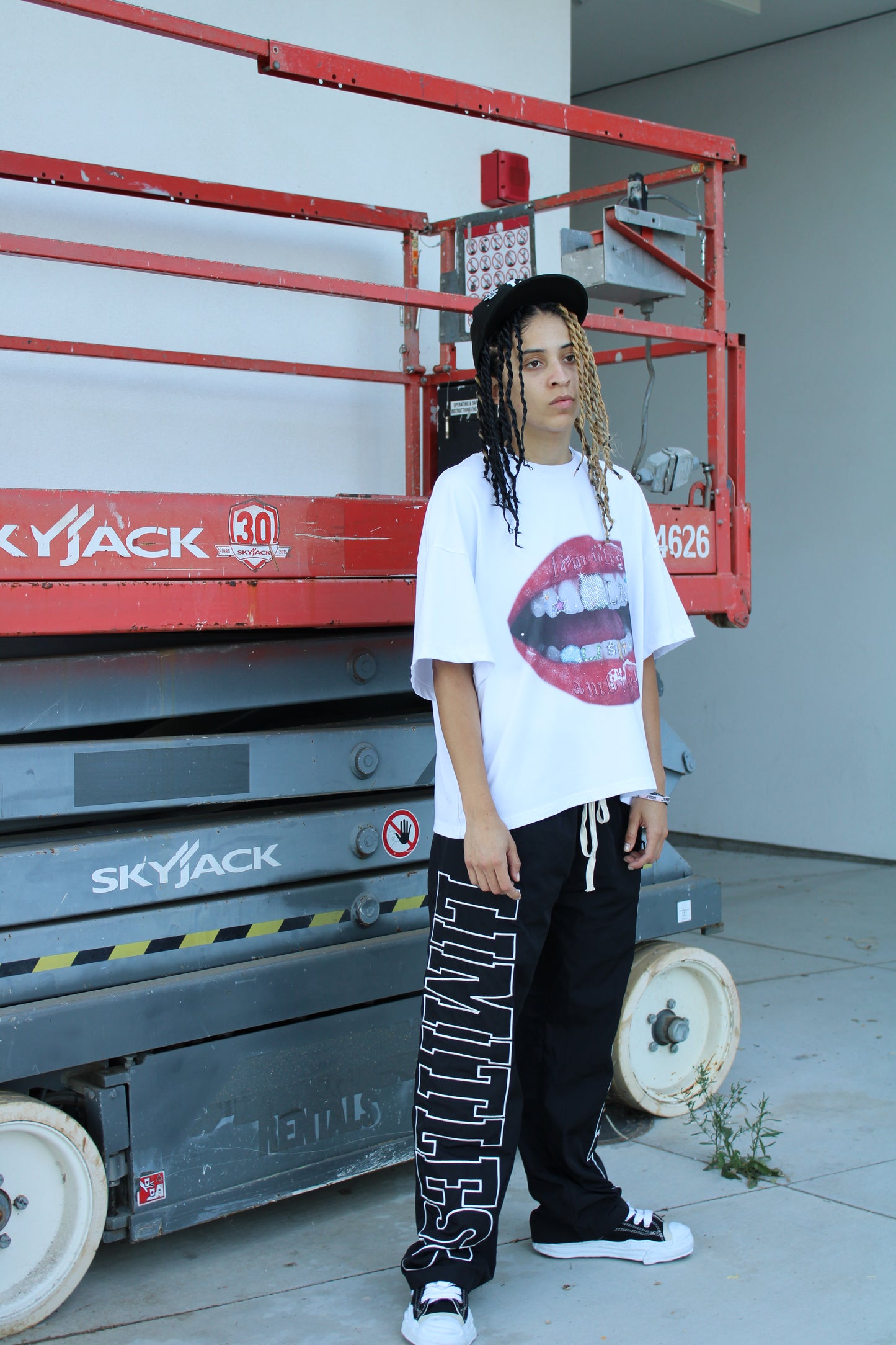 "LA" Nylon Track Pants