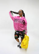 "BUBBLEGUM STONE" Zip Up