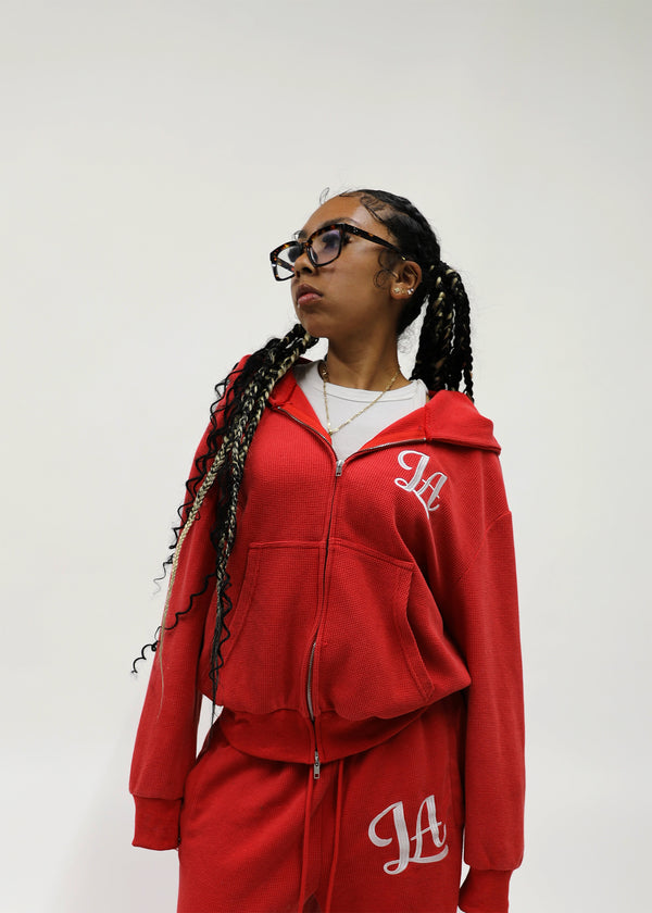 "ROSE LOUNGE" Zip up