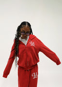 "ROSE LOUNGE" Zip up