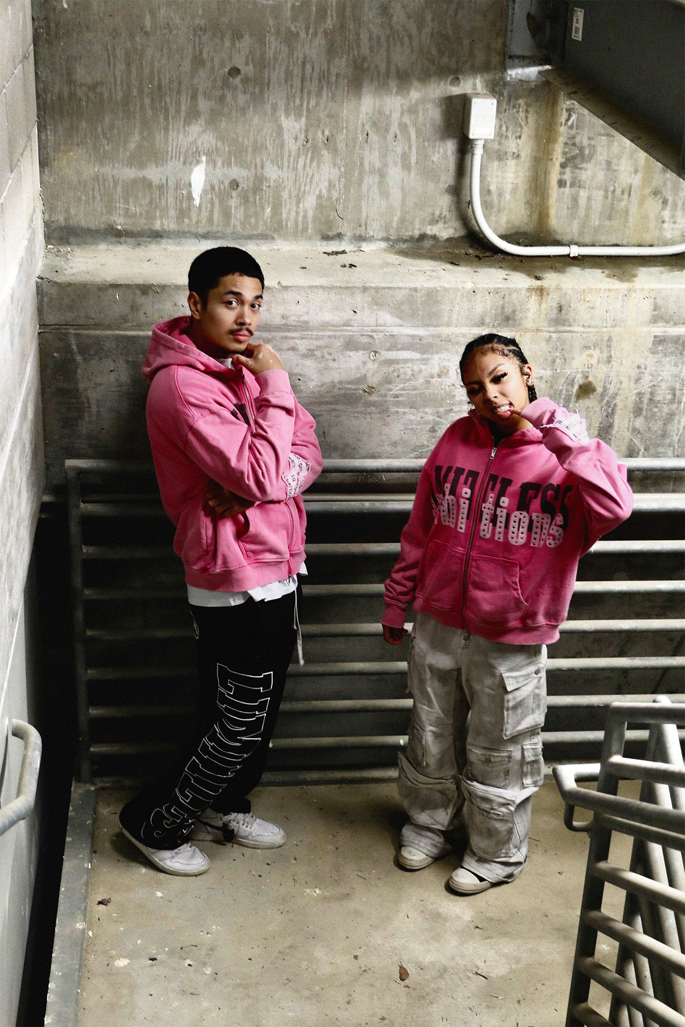 "BUBBLEGUM STONE" Zip Up